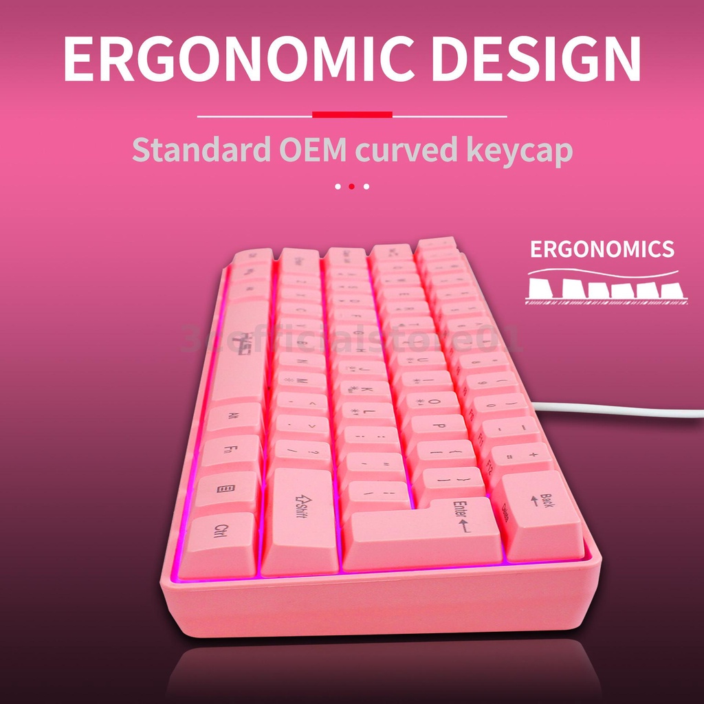Bàn Phím Chơi Game 61 Phím HXSJ V700 Chuyên Nghiệp