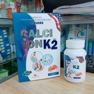 Calnax calci ion k2 lọ 30 viên bổ sung calci và k2 cho cơ thể