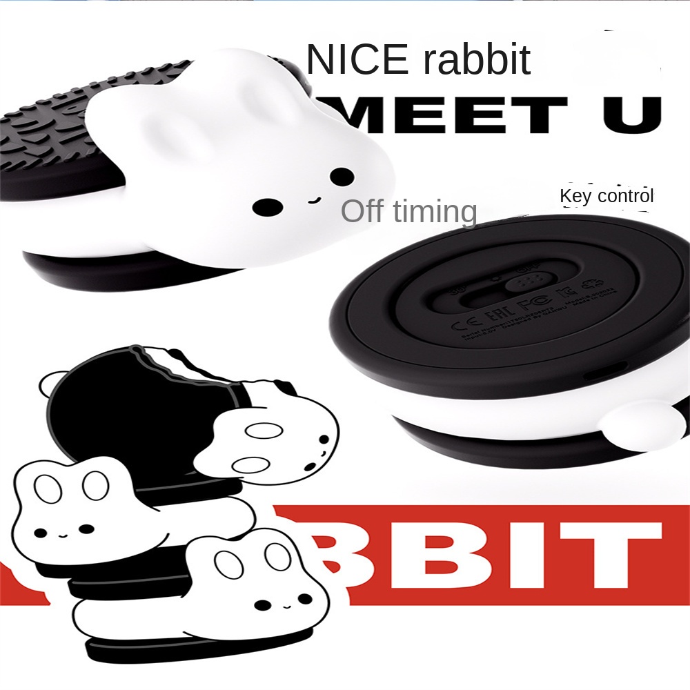 Đèn Ngủ Nhỏ Bằng Silicon Orio Hình Thỏ Hoạt Hình Đèn Vỗ Tay