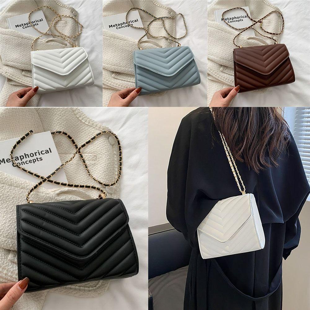 LEILY Túi Đeo Vai Màu Sắc Thanh Lịch