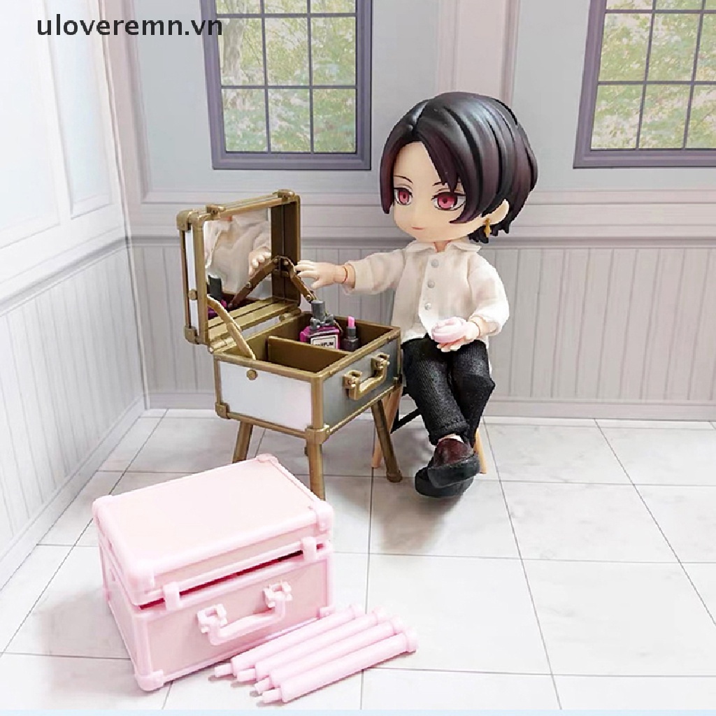 1 Bộ Ốp Gương Trang Trí Nhà Búp Bê Tỉ Lệ 1: 12