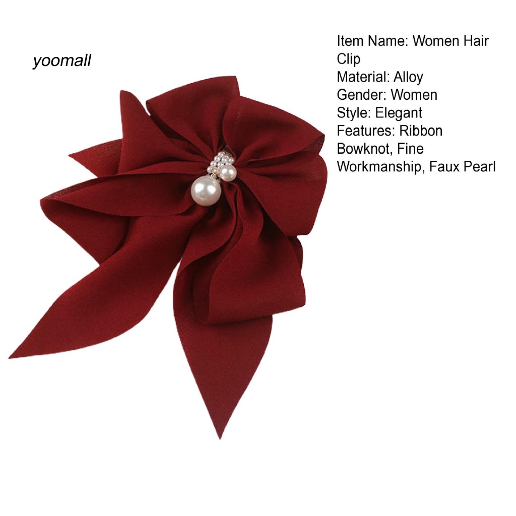 Kẹp Tóc Hình Nơ Dễ Thương Cho Nữ