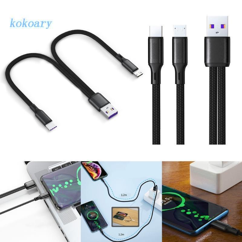 Dây Cáp Sạc USB Loại C 2 Trong 1 Siêu Bền Tiện Dụng
