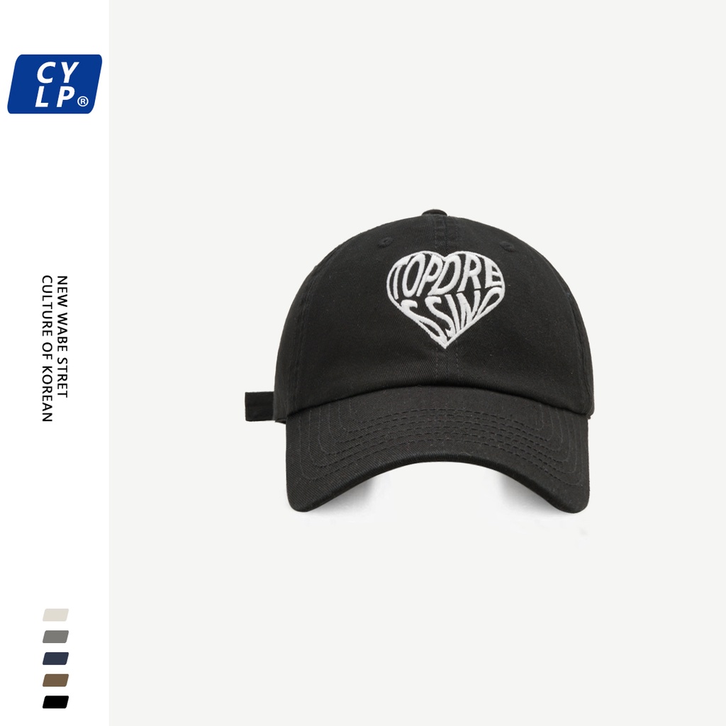 Mũ Lưỡi Trai Mềm Thêu Chữ Phong Cách Hàn Quốc Thời Trang Xuân Hè Cho Nam Và Nữ