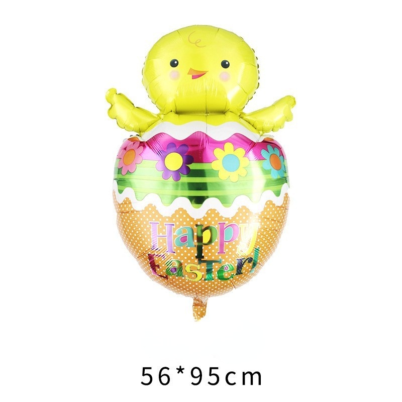 Bong Bóng Màng Nhôm Hình Thỏ / Cà Rốt Hoạt Hình Trang Trí Tiệc Sinh Nhật