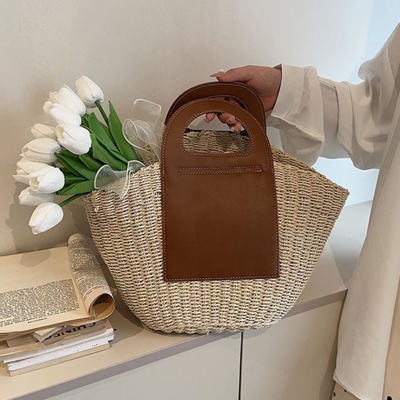 Túi Xách Tay Sức Chứa Lớn Phong Cách Mùa Hè Cho Nữ