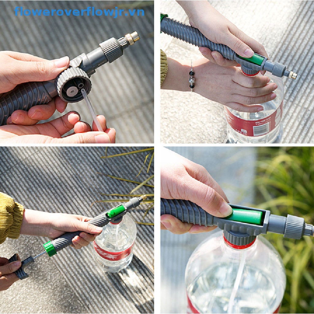 Đầu Vòi Phun Nước Áp Suất Cao Điều Chỉnh Được Thông Dụng Cho Sân Vườn
