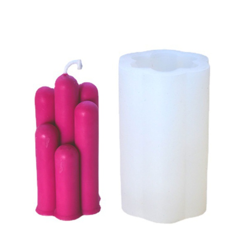 Khuôn Silicone Làm Nến 3D Thủ Công DIY