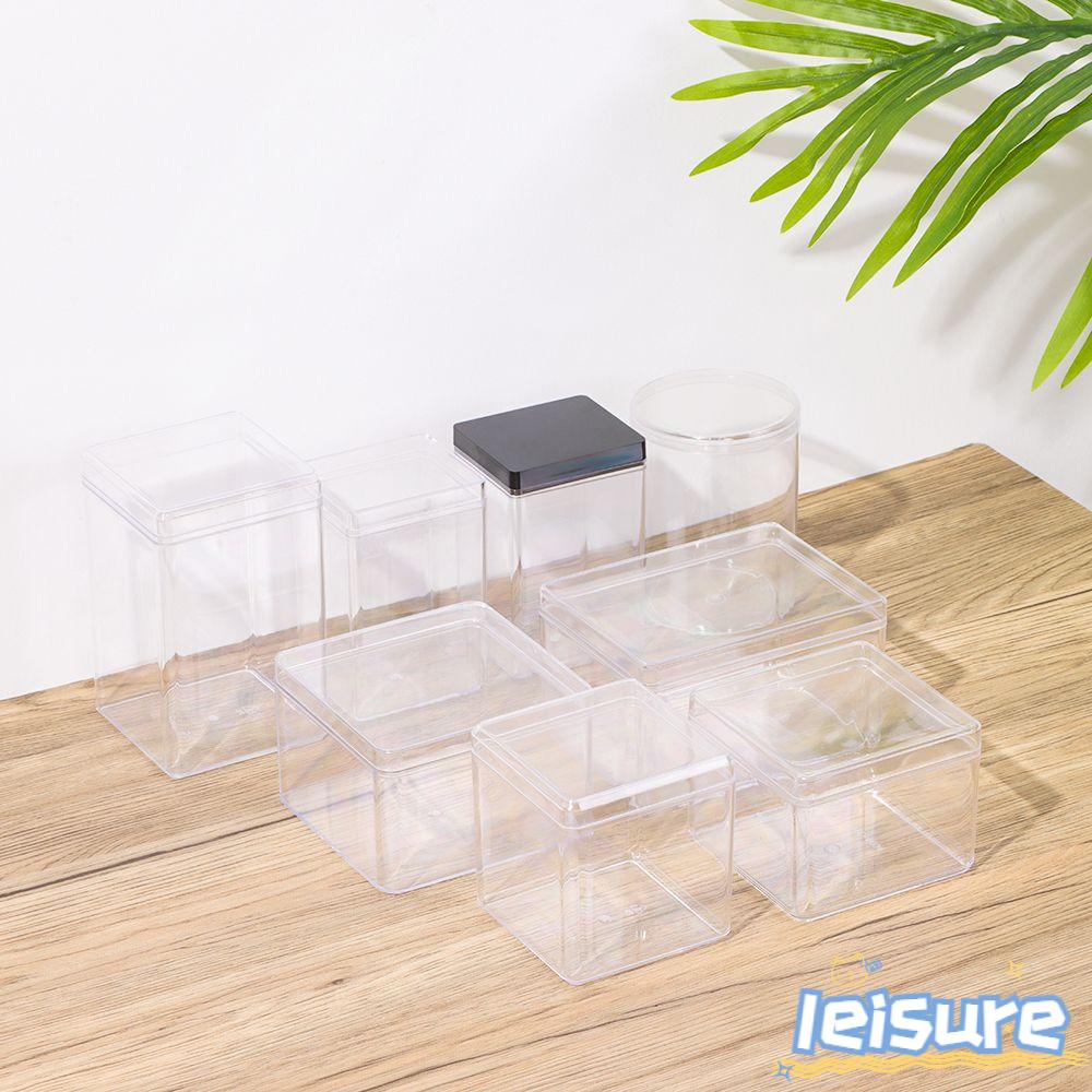 ♫DAPHNE♫ Hand-made Display Boxes Home Storage Acrylic Cases Storage Racks Anime Figure Holder Storage Holders Transparent Display Cabinet Dustproof Dust Cover Doll Organizer