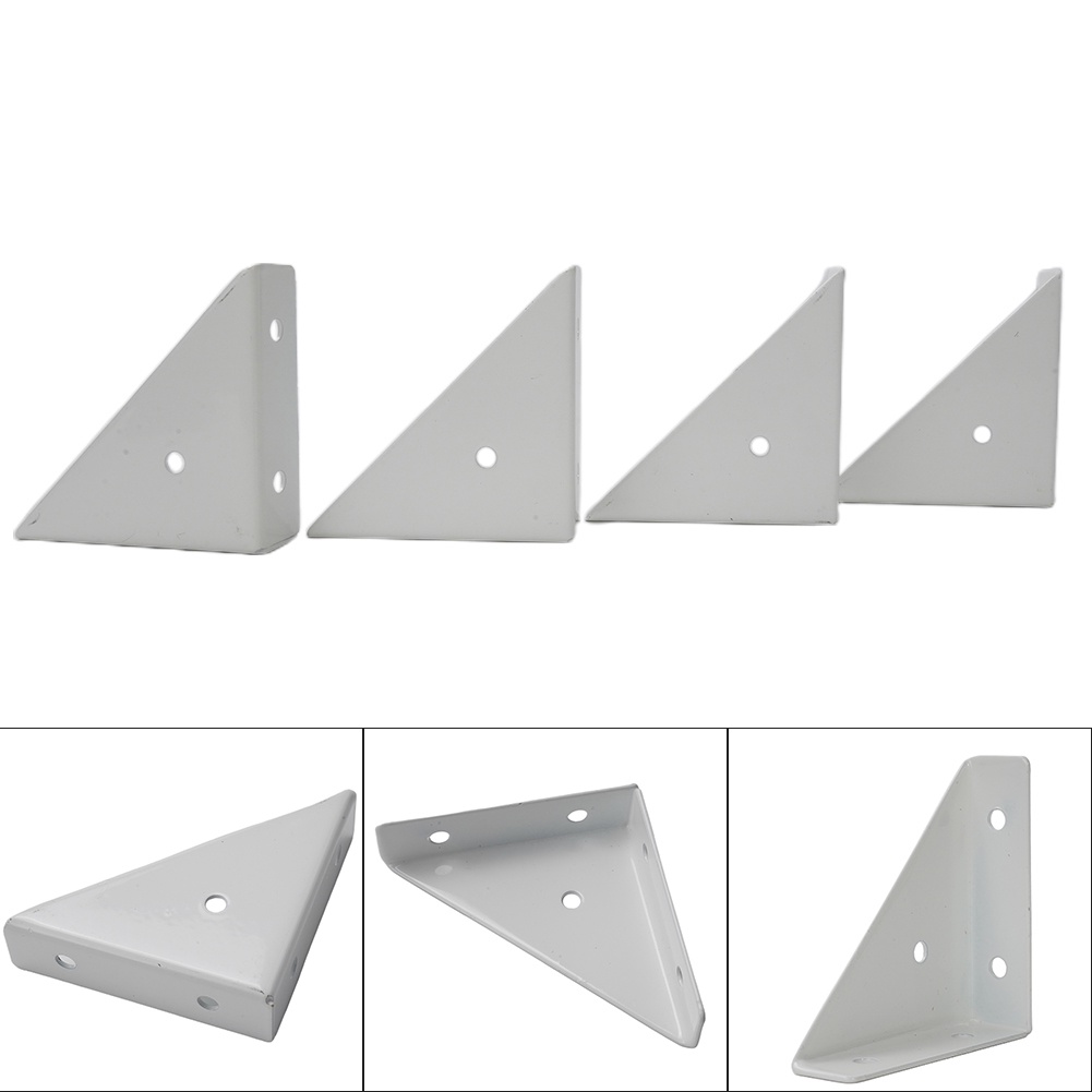Set 4 Giá Đỡ Góc Tam Giác Màu Trắng / Đen