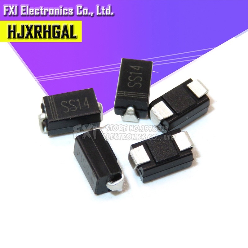 Set 100 Đi Ốt Chỉnh Lưu 1N5819 SS14 1N5822 SS34 1N4004 1N4007 SS16 1N5817 SS12 SS110 SS36 SS24 SR2100 SS210 SS310 M7 M5 M4