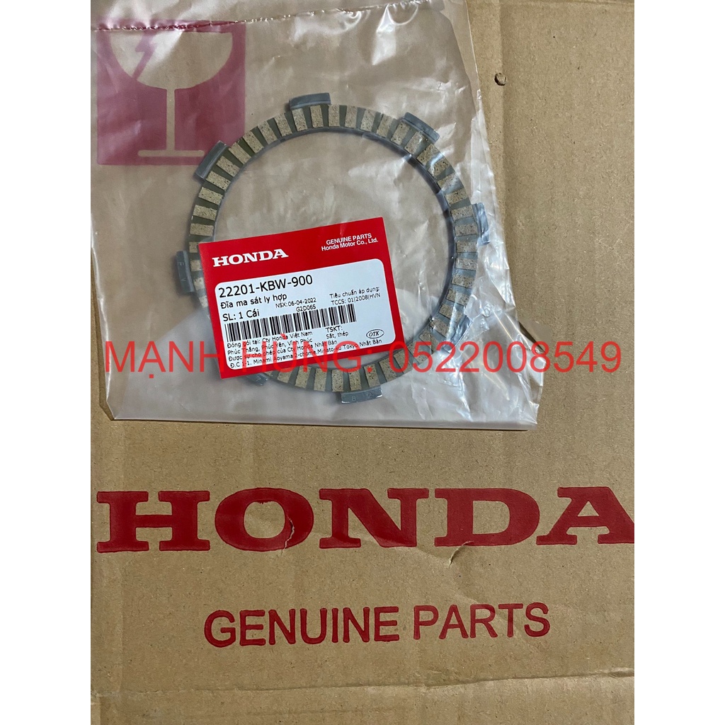 Lá côn HONDA DREAM, WAVE. 22201KBW900