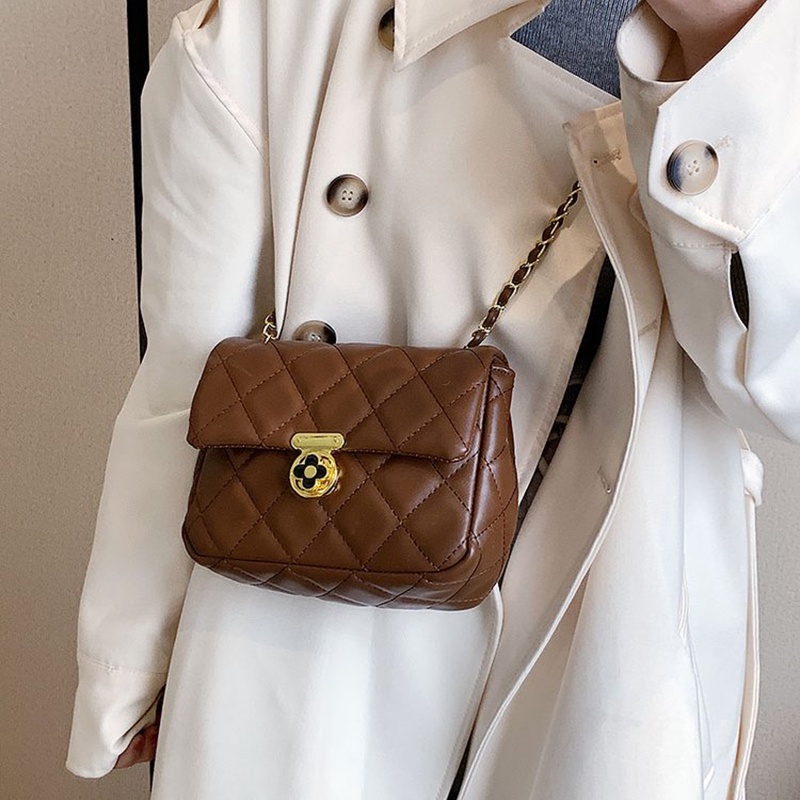 Túi Xách Dây Xích Đeo Vai Phong Cách harajuku Đơn Giản Cho Nữ