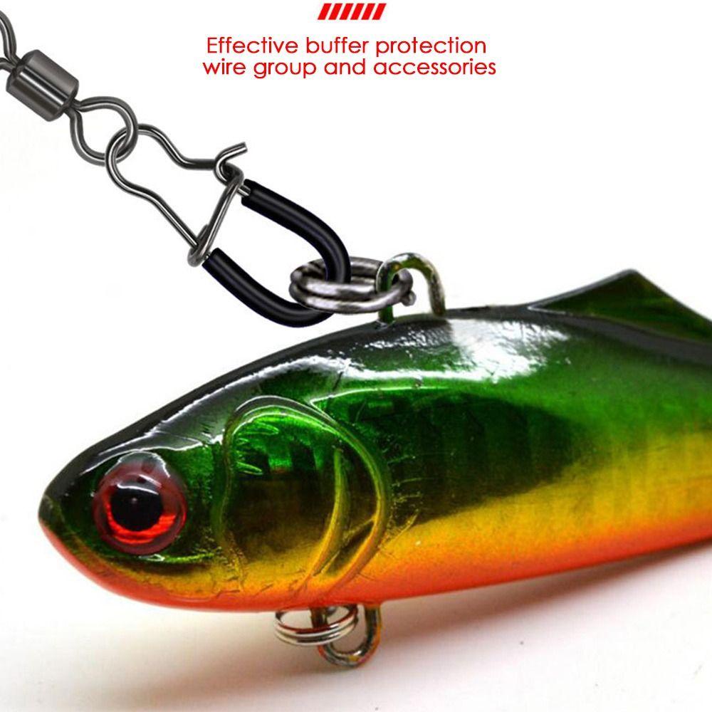 MUVAKO 50 Khoen Móc Câu Cá Bằng Thép Không Gỉ