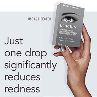 Redness Reliever Eye Drops (Brimonidine Tartrate Ophthalmic Solution 0.025%)  (20 mL)