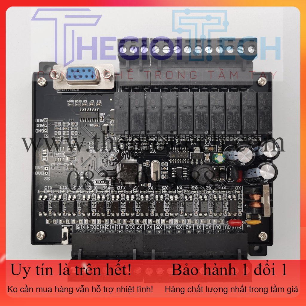 Board Mạch lập trình PLC mini Mitsubishi FX1N FX3U FX2N-20MR FX2N-24MR