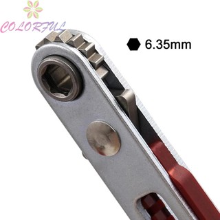 【COLORFUL】2pcs Mini-Ratchet Wrench Screwdriver Set 90-Degree Offset Screwdriver Handle