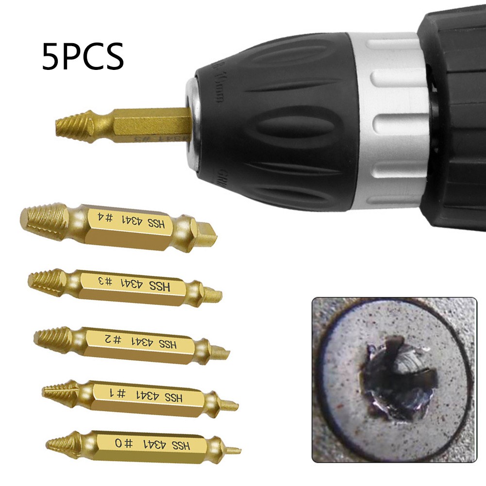 5 Bộ Dụng Cụ Tháo Răng Hai Đầu Tốc Độ Cao Bằng Thép 4341