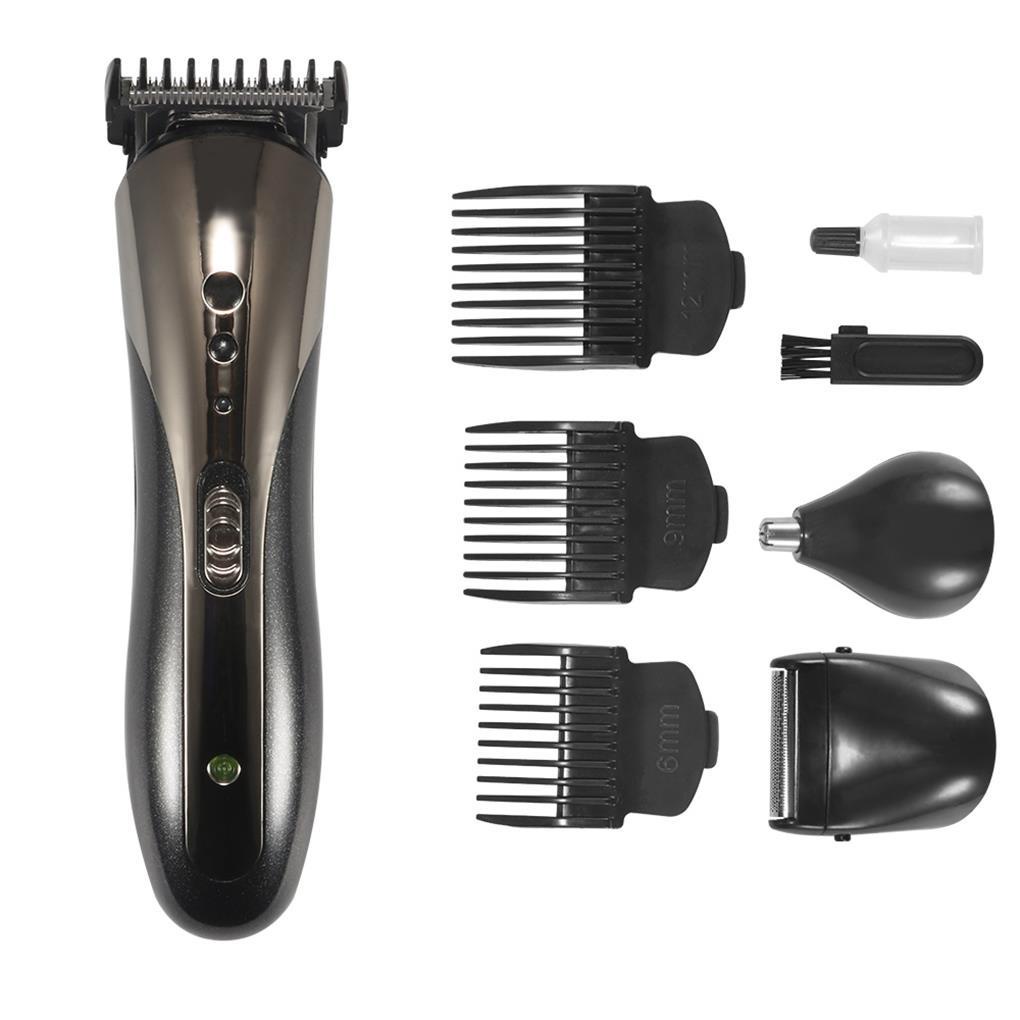 Bộ Tông Đơ Cắt Tóc Đa Năng 3 Trong 1 Bằng Thép Carbon Sạc USB