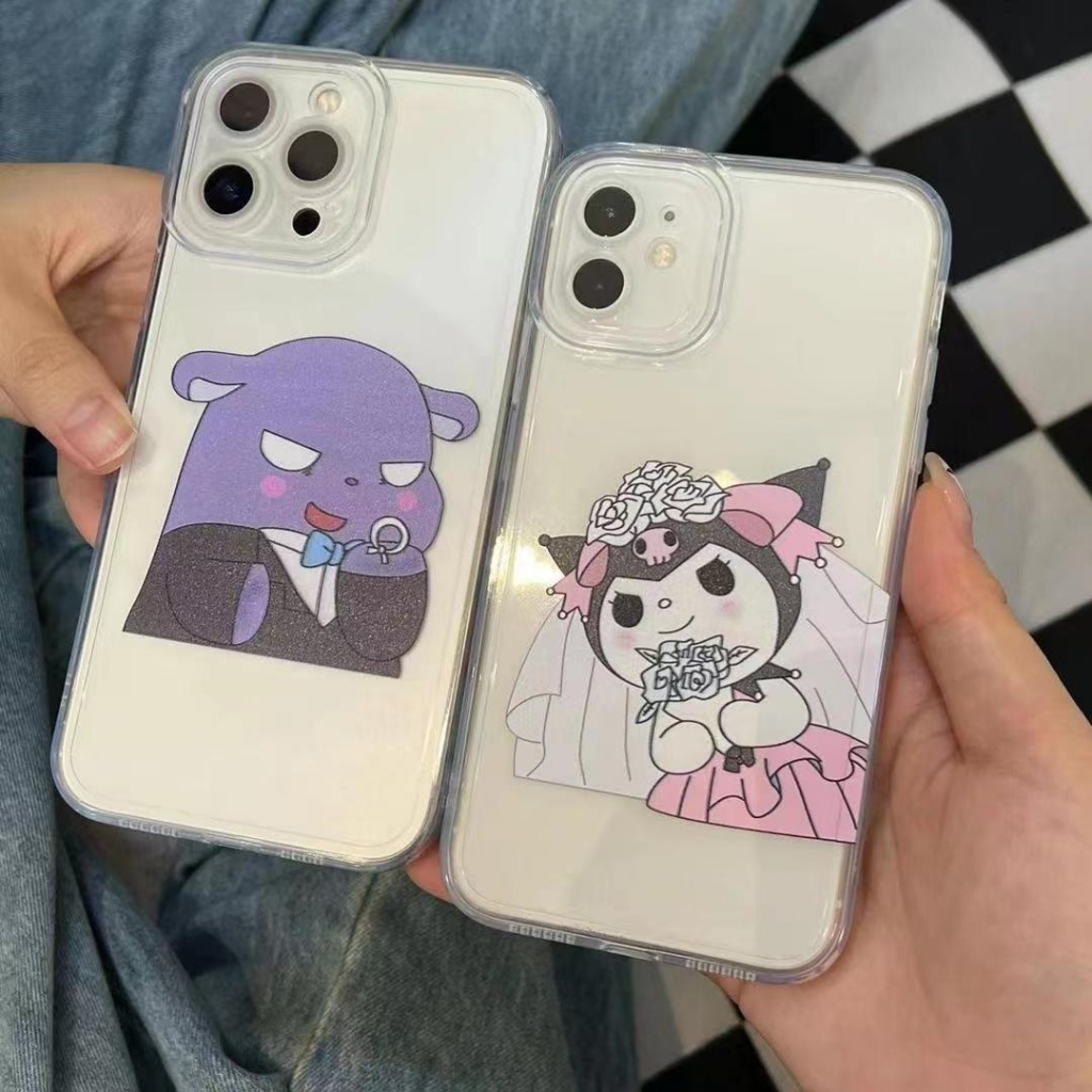 ✅Ốp Điện Thoại Trong Suốt In Hình Kuromax Phong Cách Hoạt Hình Cho iPhone12 / 14 / 13Promax 11 XSMAX XR P9KX