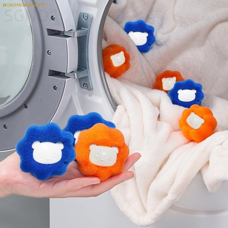 1 Bóng Giặt Đồ / Dụng Cụ Lọc Tóc / Lông Thú Cưng Chống Gió Có Thể Tái Sử Dụng