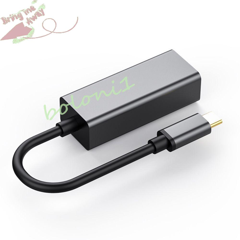 Đầu Chuyển Đổi Type-C Sang RJ45 Lan Kết Nối Mạng Cổng USB Type C Cho Windows 10