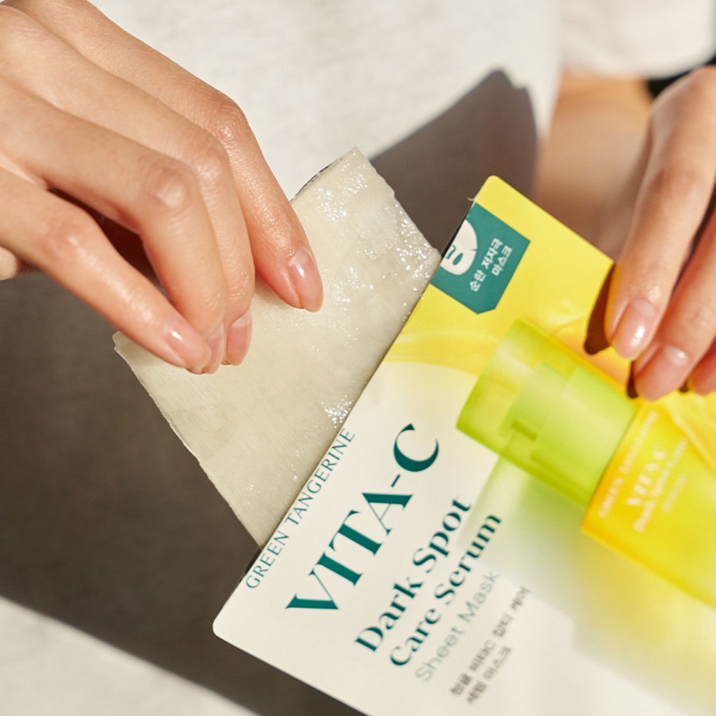 Mặt Nạ Dưỡng Sáng Da GOODAL Green Tangerine Sheet Mask 28g