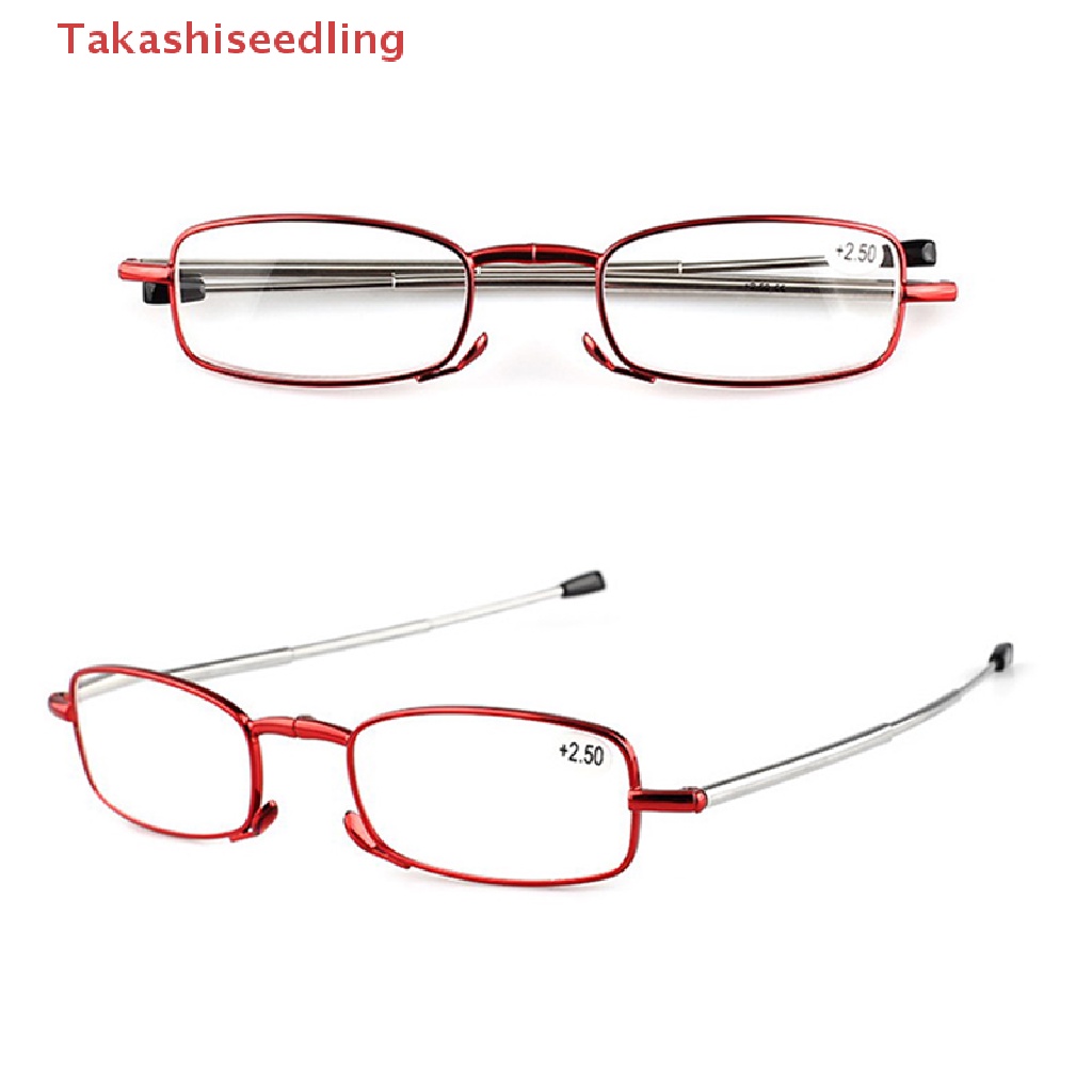 Kính Đọc Sách Chống Ánh Sáng Xanh Có Thể Gấp Gọn Kèm Hộp Đựng Dành Cho Nam Nữ