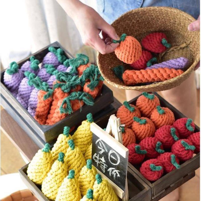 Đồ Chơi Dây Thừng Cotton Cắn Mài Răng Cho Thú Cưng