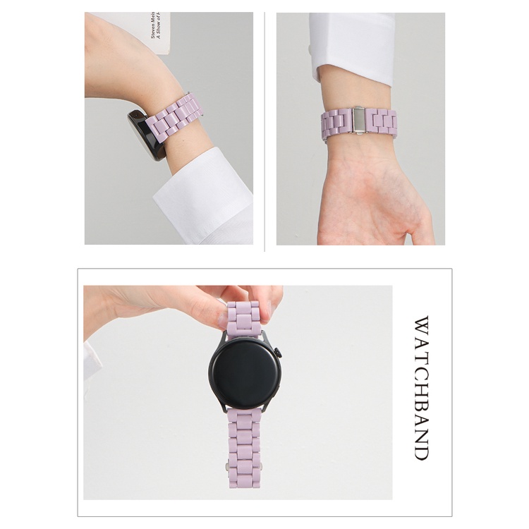 Dây Đeo Đồng Hồ Bằng Nhựa Acrylic Trong Suốt Thời Trang Cho HUAWEI WATCH GT 2 46mm 42mm