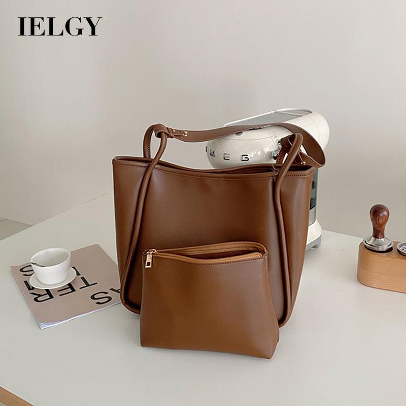 Túi Đeo Vai Bằng Da Mềm Sức Chứa Lớn Dành Cho Nữ