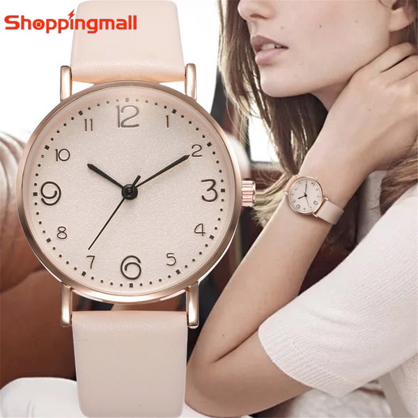 Đồng Hồ Analog Máy Quartz Dây Da PU Cổ Điển Cho Thanh Thiếu Niên