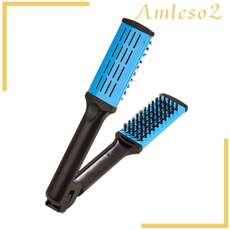 Lược Chải Thẳng Tóc Hai Mặt Chuyên Nghiệp Cho Nữ