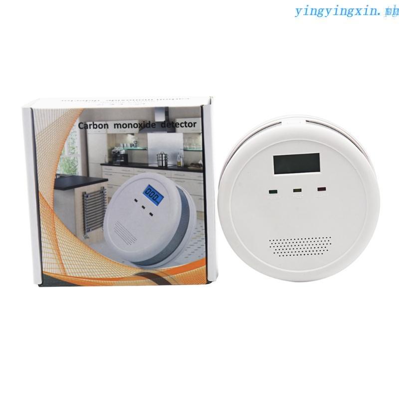YIN Air-Quality Monitors Carbon Monoxide Sensor CO Detector Alarm with LCD-Display