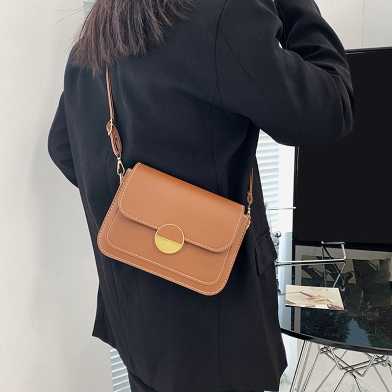 Túi Da PU Đeo Chéo Phong Cách Vintage Dành Cho Nam