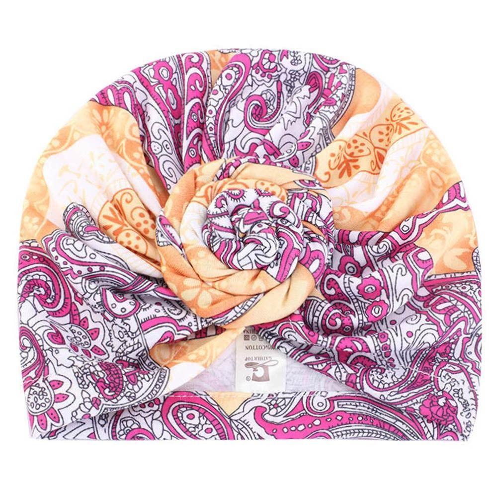 Mũ Trùm Đầu Bằng Cotton Co Giãn In Họa Tiết Hoa Thời Trang 2023