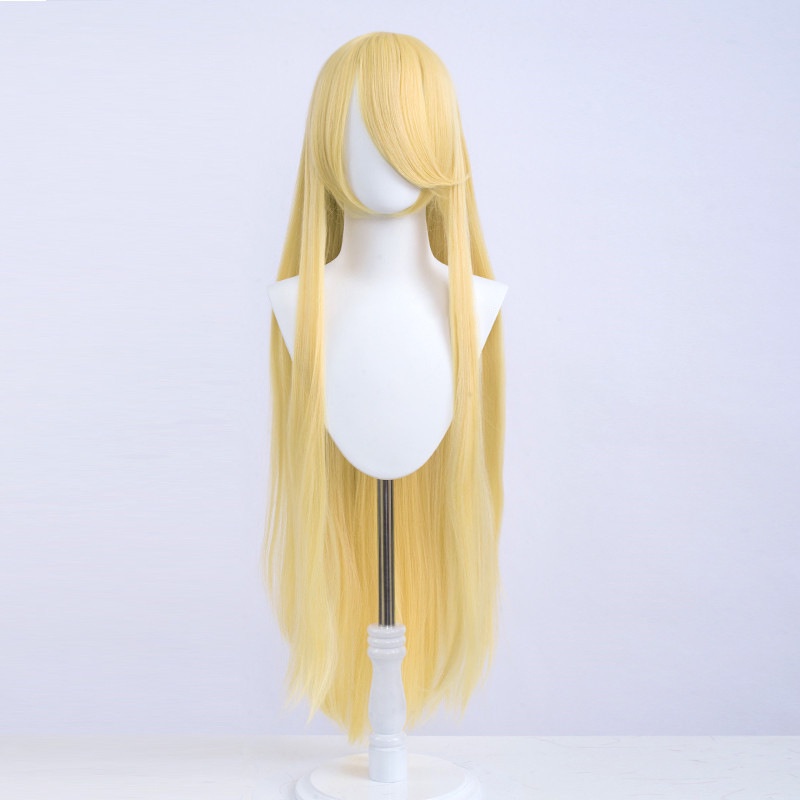 Tóc Giả Dài 100cm Mái Ngang Nhiều Màu Sắc Thời Trang