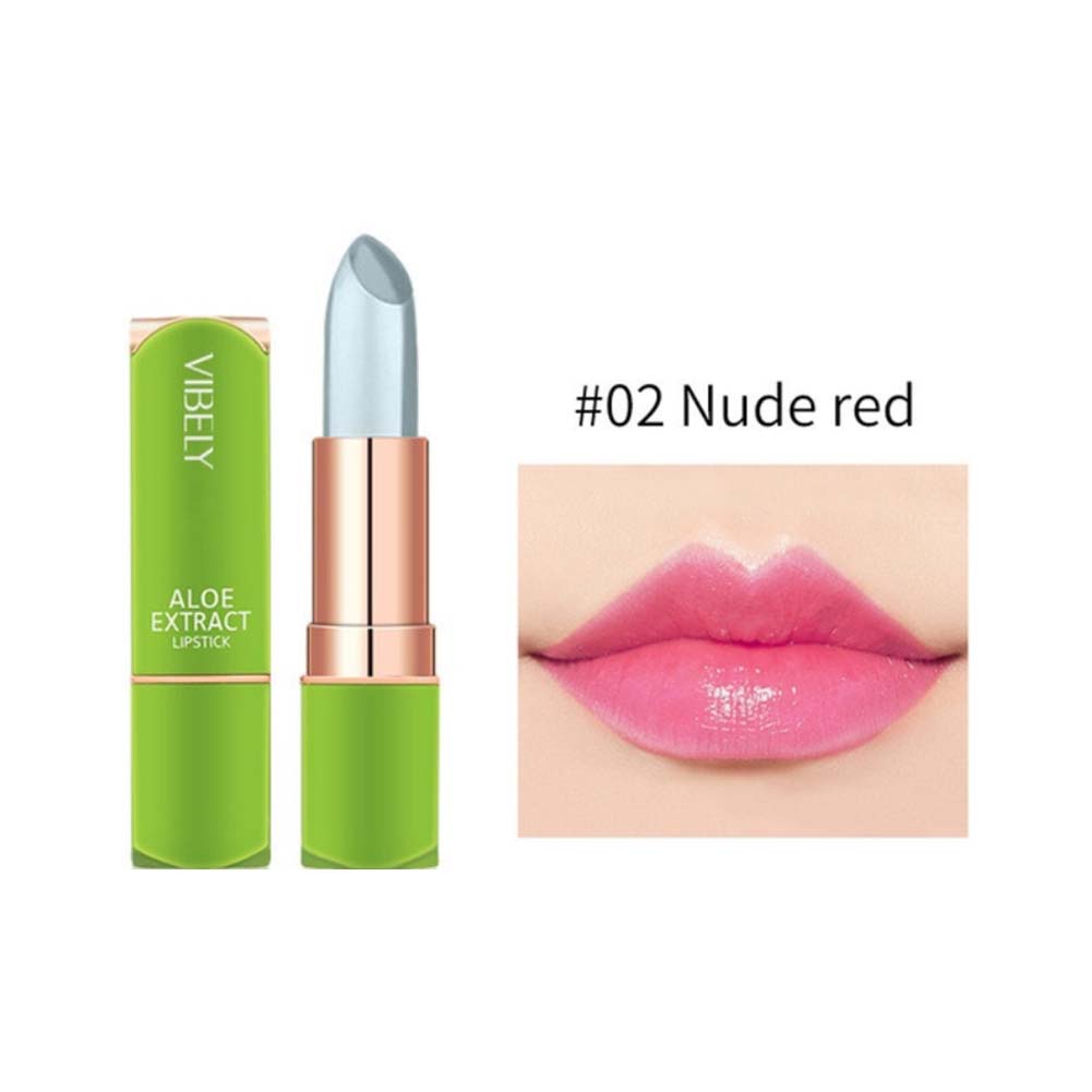 Son Thạch Lô Hội Dưỡng Ẩm Chăm Sóc Môi Màu Sắc Ấm Áp