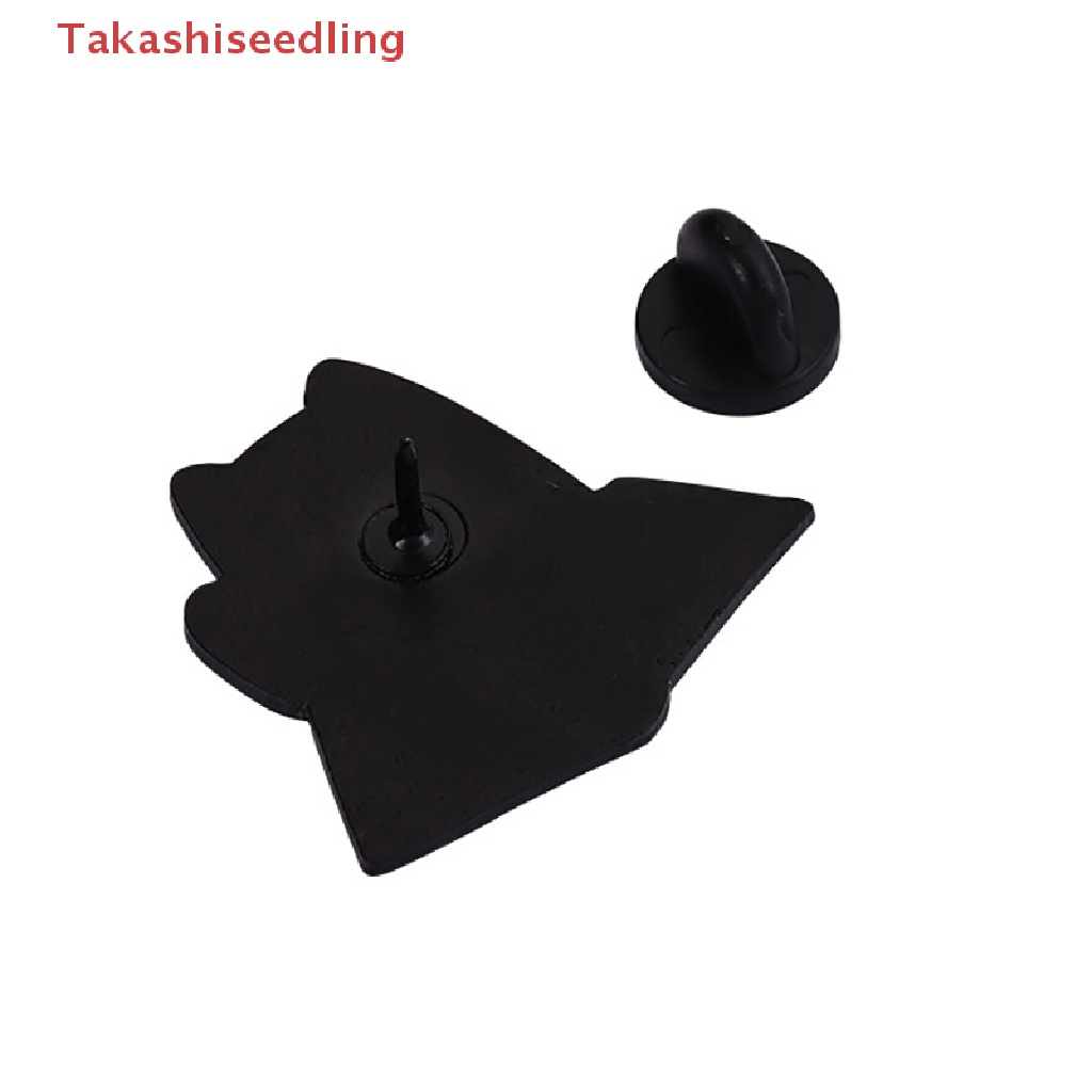 Ghim Cài Áo Kim Loại Hình Mèo / Sách / Cà Phê Dễ Thương Dùng Làm Quà Tặng Cho Bé