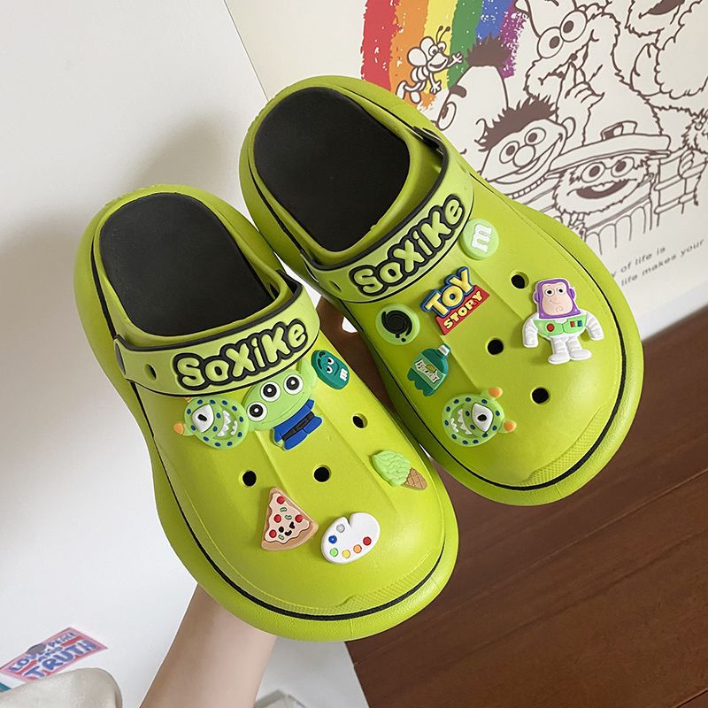 ISAHINI dép nữ dép bánh mì Giày nữ Dép Đi Trong Nhà Dành Cho Nữ 14Z23032611