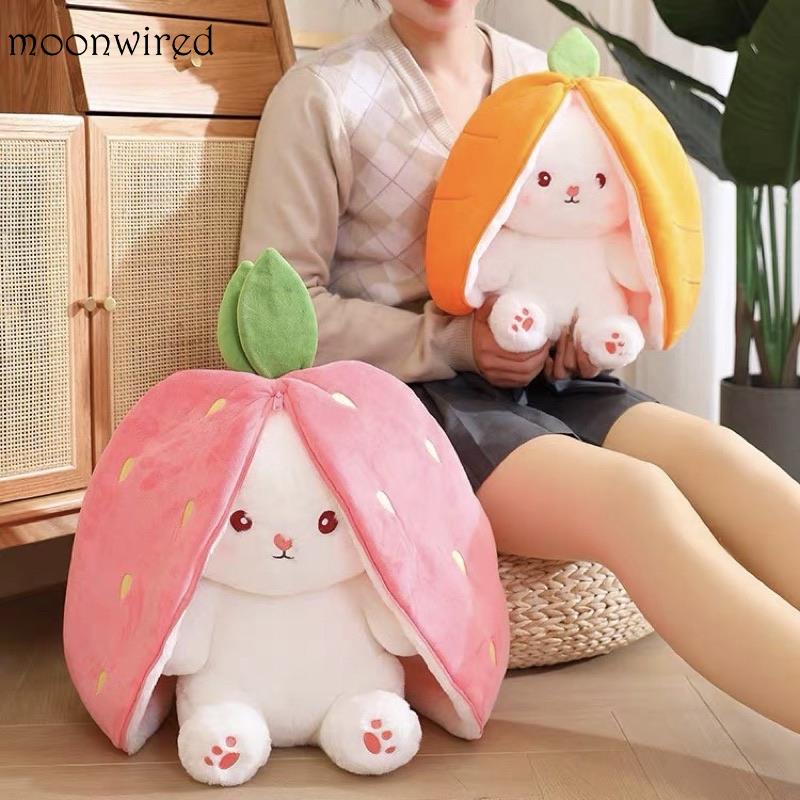 Thú Nhồi Bông Hình Thỏ Tai Dài Dễ Thương Chất Lượng Cao 18 / 25cm