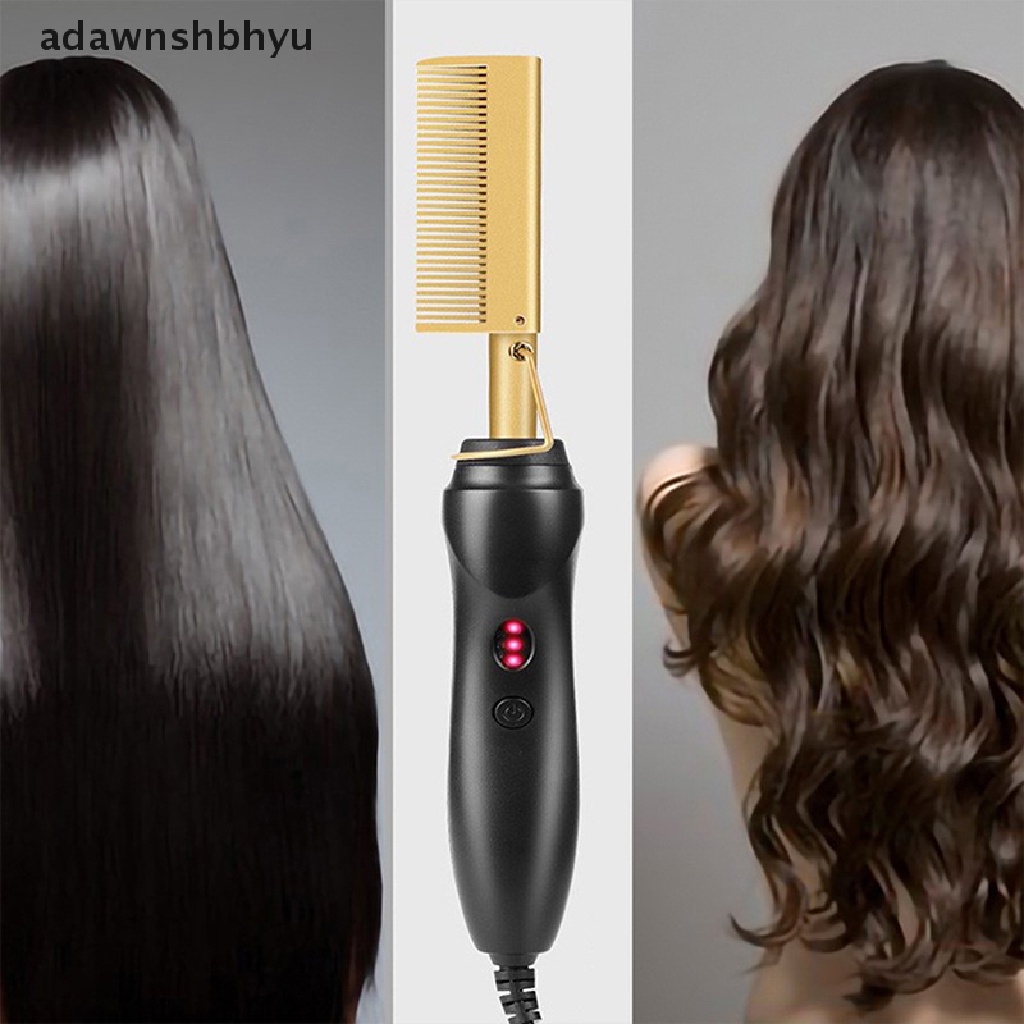 Adawnshbhyu Lược Điện Chải Tóc Khô Và Ướt Bằng Đồng Tiện Dụng Cho Gia Đình VN