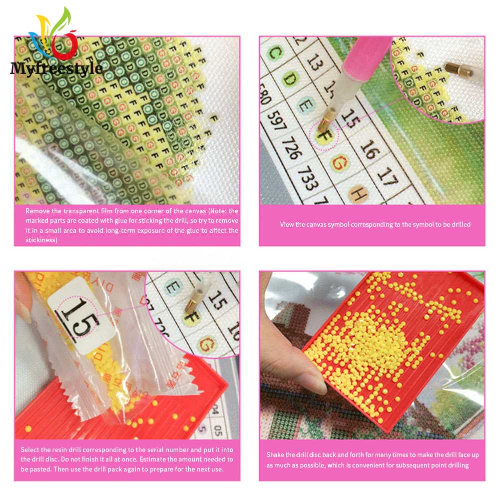 Set 10 Khay Đựng Hạt Cườm 5D Handmade Dành Cho Người Lớn Và Trẻ Em