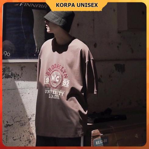 Áo thun tay lỡ form rộng hoạ tiết NYC 1992 - Unisex nam nữ đều mặc được