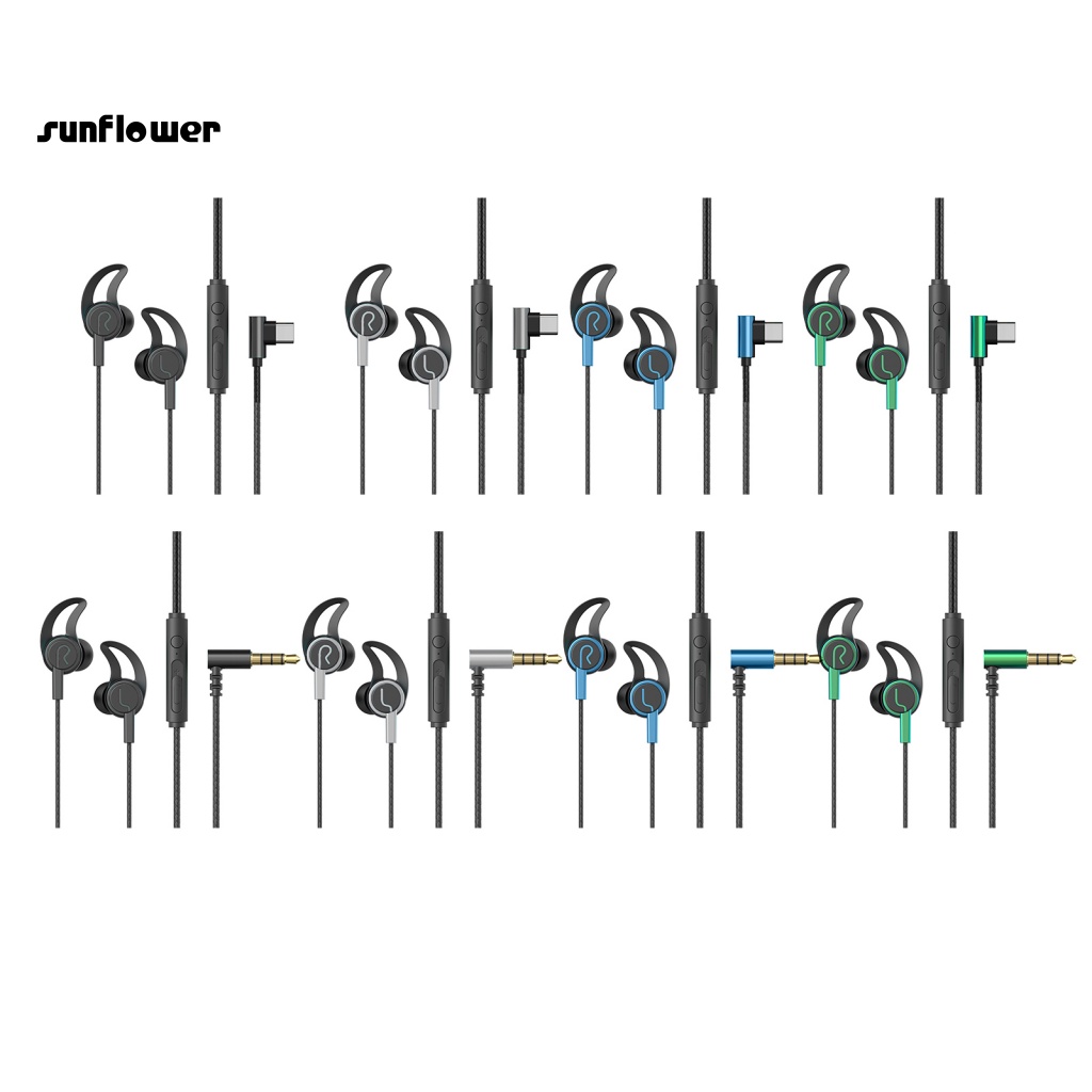 Tai Nghe Có Dây Chống Nhiễu Ứng Âm Thanh Dành Cho Điện Thoại Chơi Game