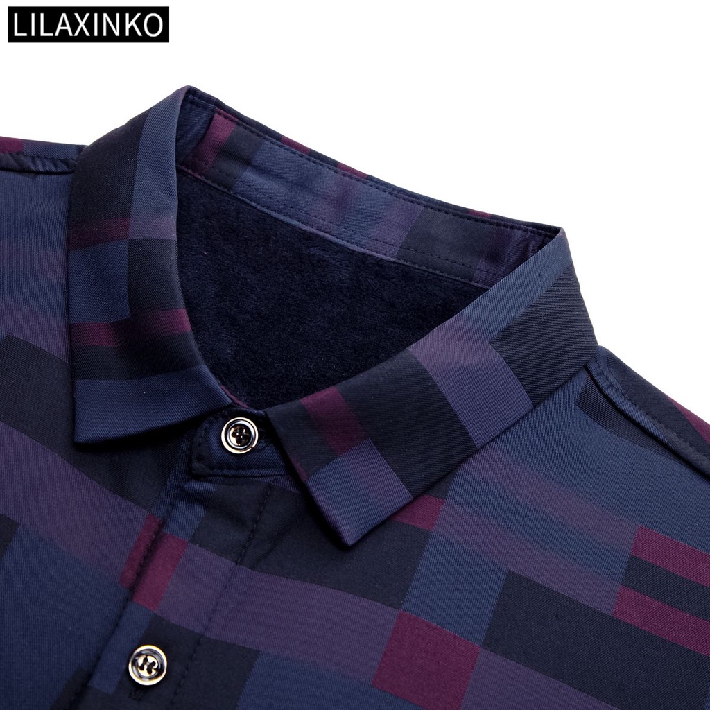 Áo Sơ Mi Tay Dài Họa Tiết Kẻ Sọc 2 Màu Thời Trang Chất Lượng Cao Cho Nam