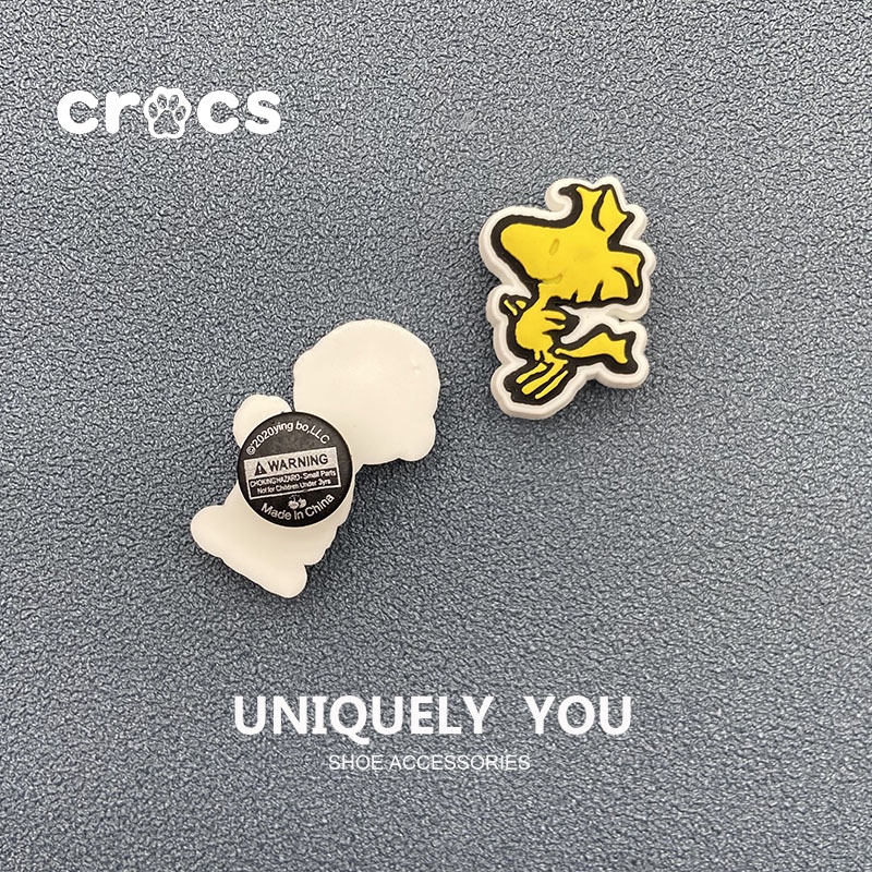 Khóa Cài Hình Hoạt Hình / Hoa / Giày crocs DIY Trang Trí Đa Ứng Dụng