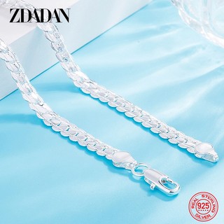 Vòng cổ mạ bạc 925 5mm thời trang dành cho nam và nữ
