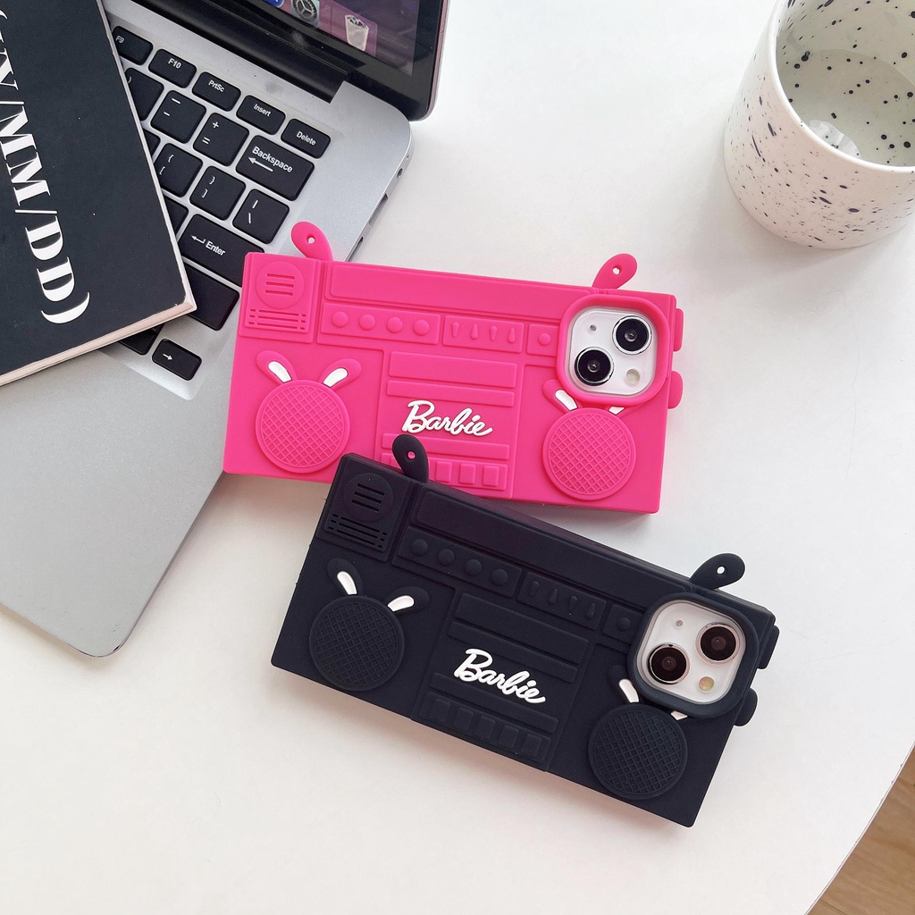 Ốp Điện Thoại Silicon Tpu Mềm Hình Radio 3D Sáng Tạo Bảo Vệ Toàn Diện Cho iPhone 14 13 12 11 Pro Max