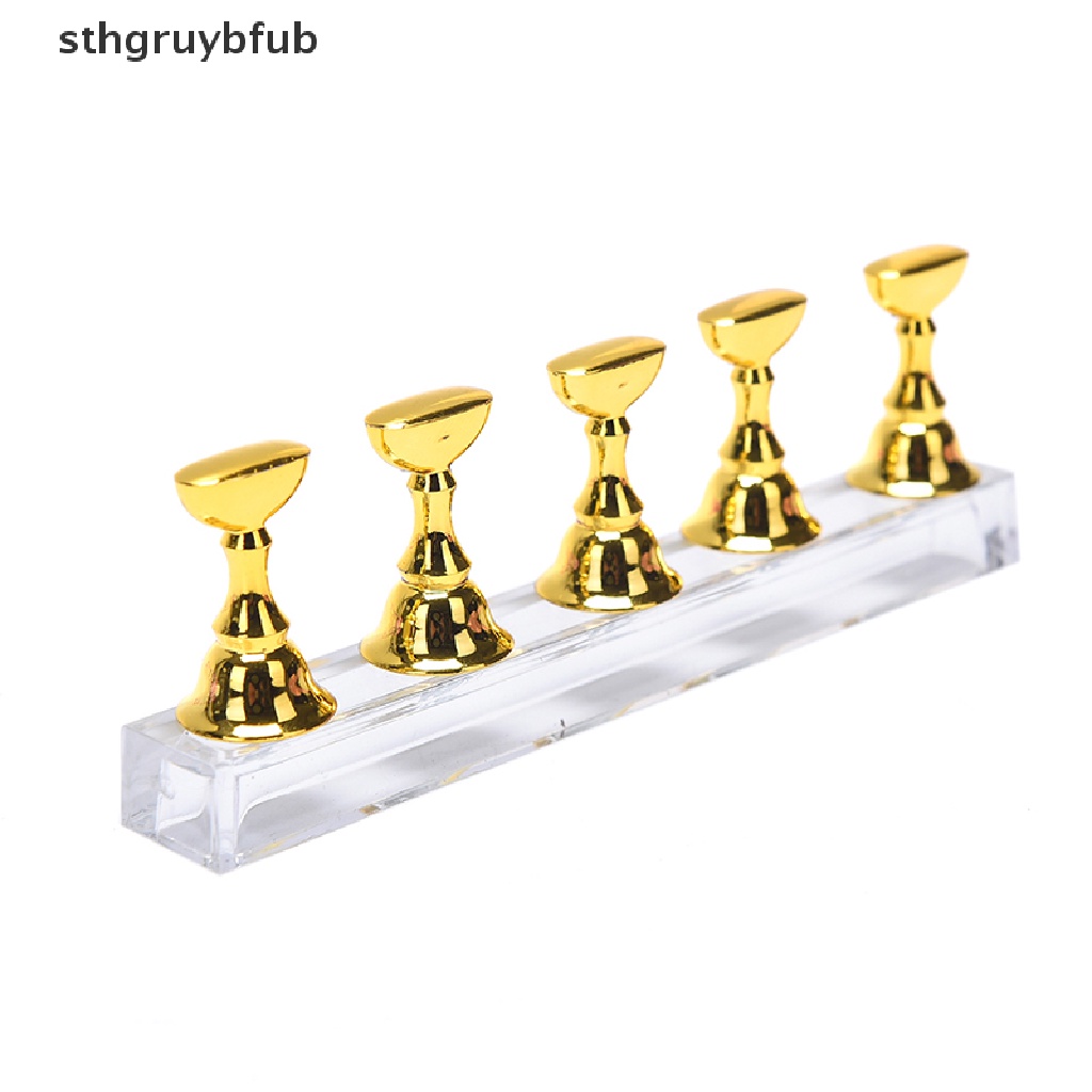 1 Bộ Giá Đỡ Trưng Bày Móng Tay STHB Bằng Acrylic Pha Lê Trong Suốt